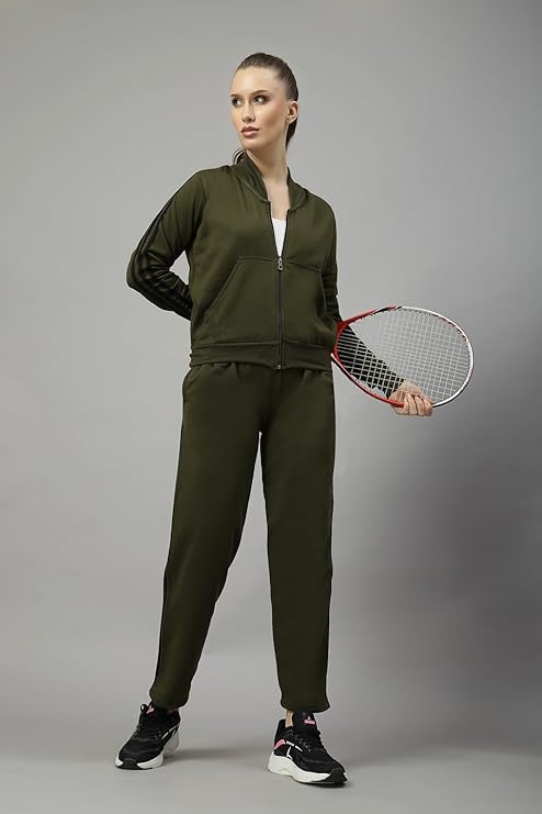 Women Athletic Gym Running Sports Winter Track Suit