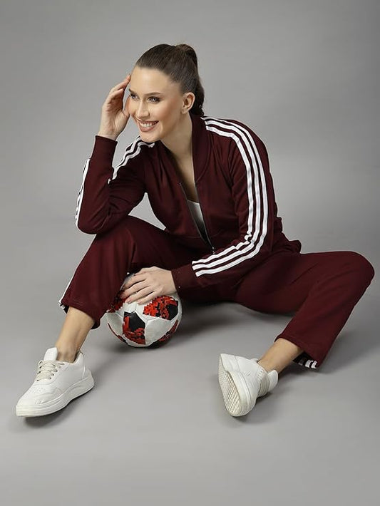 Women Athletic Gym Running Sports Winter Track Suit