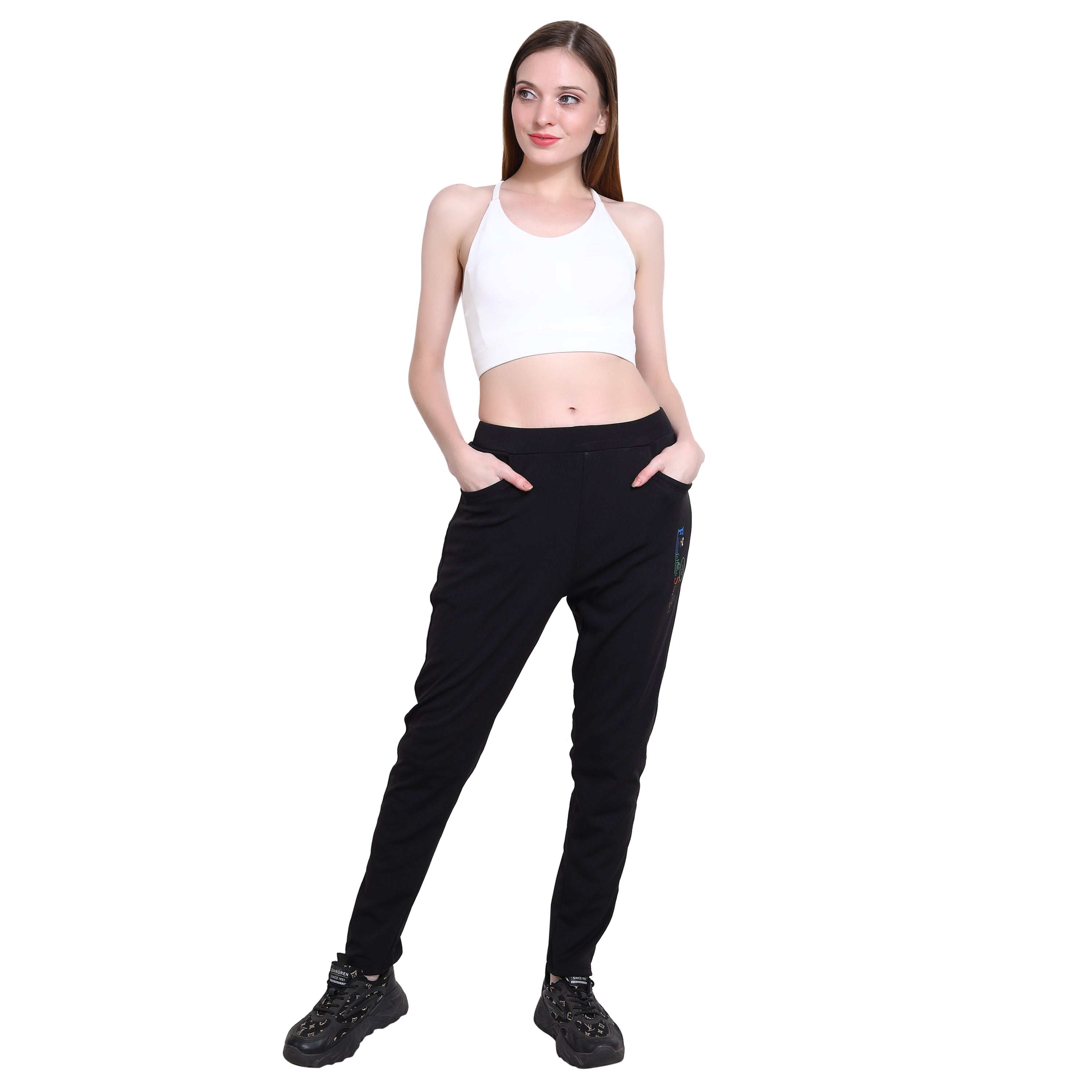 Casual Regular Fit 4 Way Lycra Trouser for Women