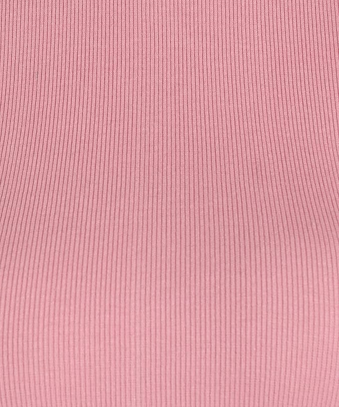 Solid Sleeveless Western Stylish Cotton-Rib Top for Women