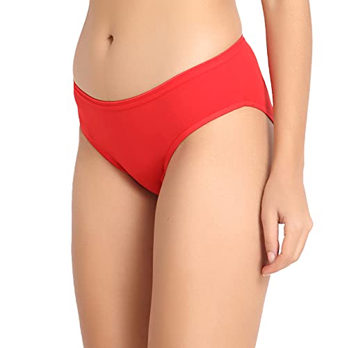 Women's Cotton Solid And Slub Hipster Briefs