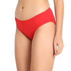 Women's Cotton Solid And Slub Hipster Briefs