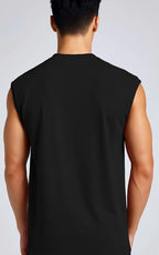 Men's Cotton Oversized Fit Gym Vest