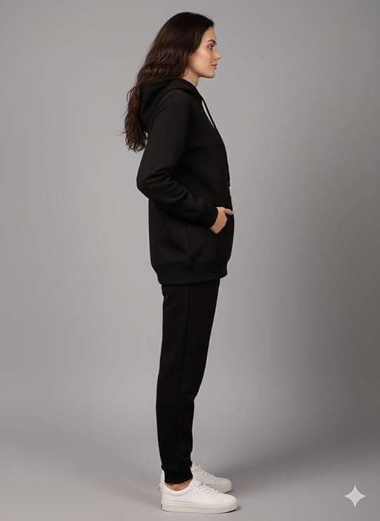 Women Athletic Gym Running Sports Winter Track Suit