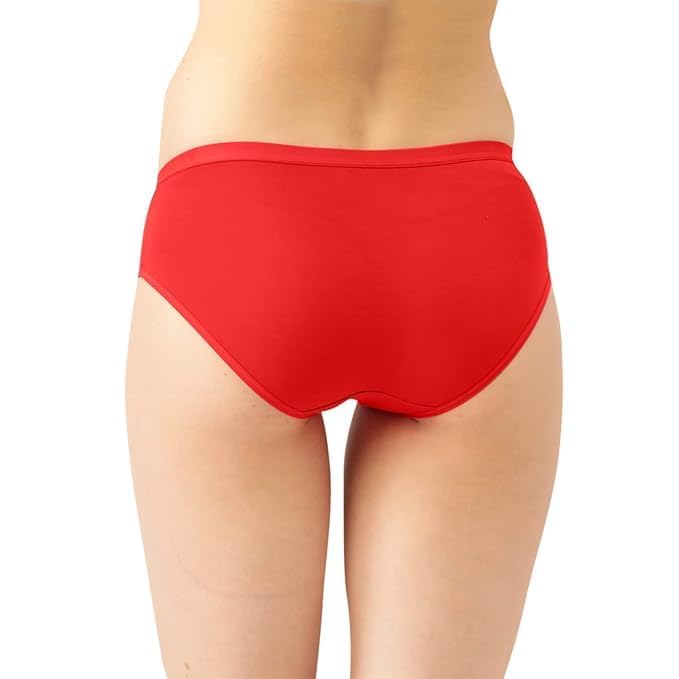 Women's Cotton Solid And Slub Hipster Briefs