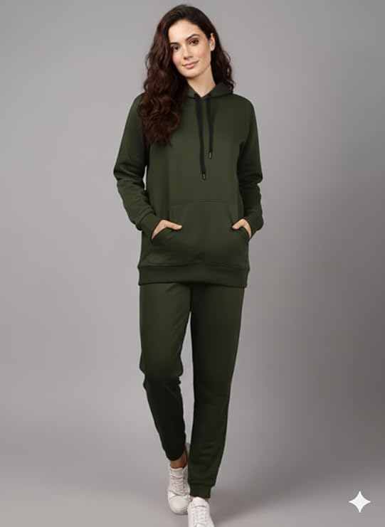 Women Athletic Gym Running Sports Winter Track Suit