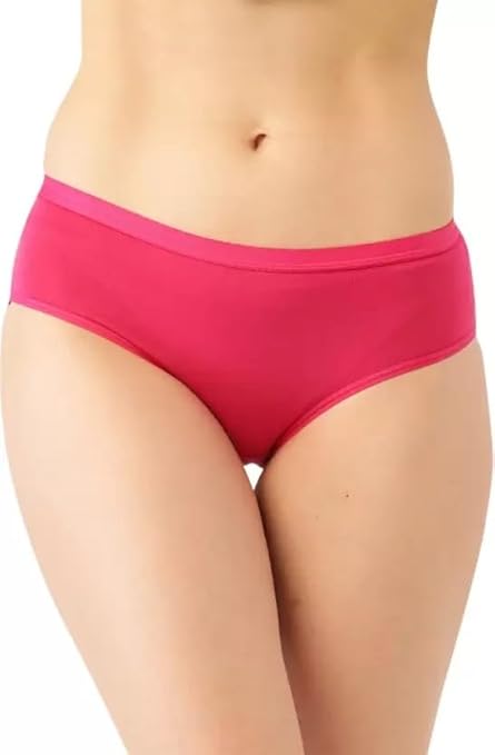 Women's Cotton Solid And Slub Hipster Briefs