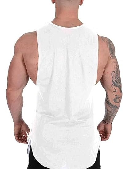 Men's Cotton Regular Fit Gym Vest
