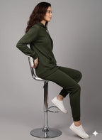 Women Athletic Gym Running Sports Winter Track Suit