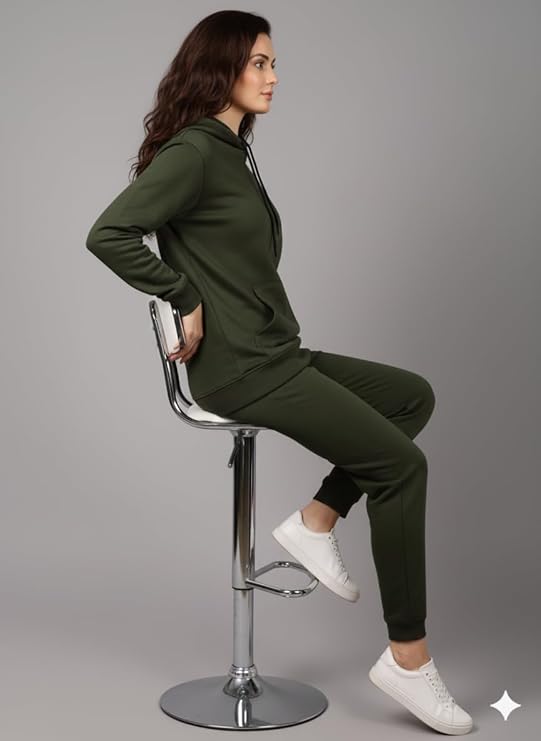 Women Athletic Gym Running Sports Winter Track Suit