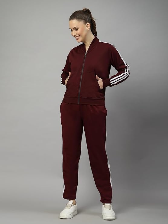 Women Athletic Gym Running Sports Winter Track Suit
