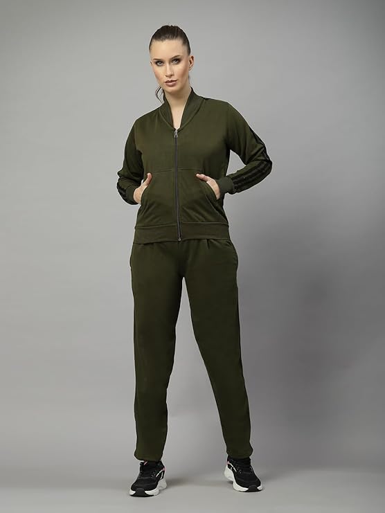 Women Athletic Gym Running Sports Winter Track Suit
