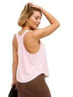 Solid Sleeveless Western Stylish Cotton Tank for Women