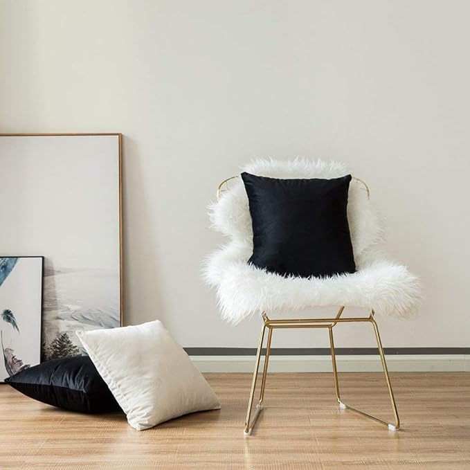 Two Pieces One Set Solid Design Cushion's Set.