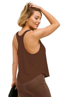 Solid Sleeveless Western Stylish Cotton Tank for Women