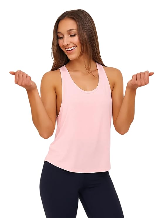 Solid Sleeveless Western Stylish Cotton Tank for Women