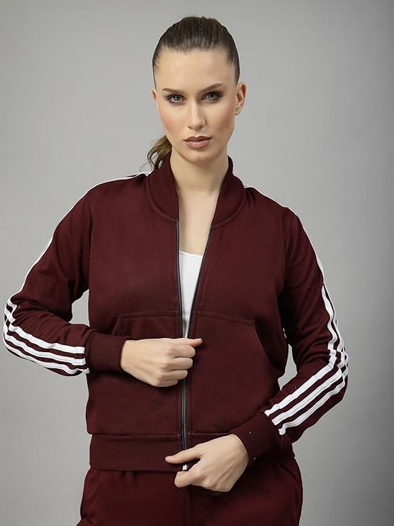 Women Athletic Gym Running Sports Winter Track Suit