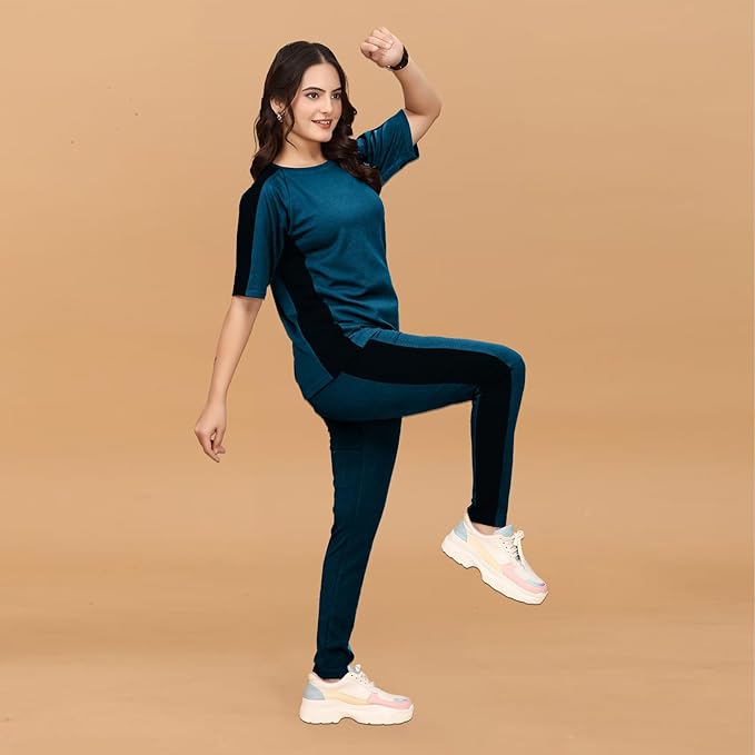 Women Athletic Gym Running Sports Winter Track Suit