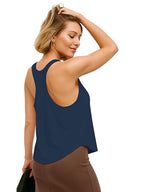 Solid Sleeveless Western Stylish Cotton Tank for Women