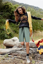 Sport Looks Casual Regular  Green Capri