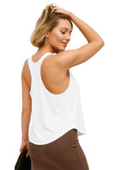 Solid Sleeveless Western Stylish Cotton Tank for Women