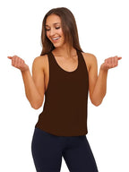 Solid Sleeveless Western Stylish Cotton Tank for Women