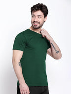 Men's Regular Cotton Fit T-Shirt with Half Sleeve Round Neck