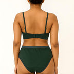 Women's Cotton Solid Bra and Briefs Combo Sets