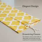 Two Pieces One Set Printed Design Bolster Cover Set.