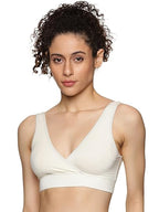 Women's Cotton V-Neck Sports Bra for Women