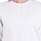 Casual Trendy Stylish Latest Fleece Fabric Crop Sweatshirt For Women