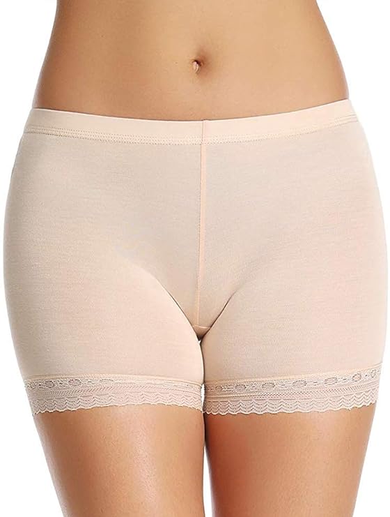 Shorts for Women Underskirt Safety Slips Tights 4 Way Stretchable Super Soft Fabric