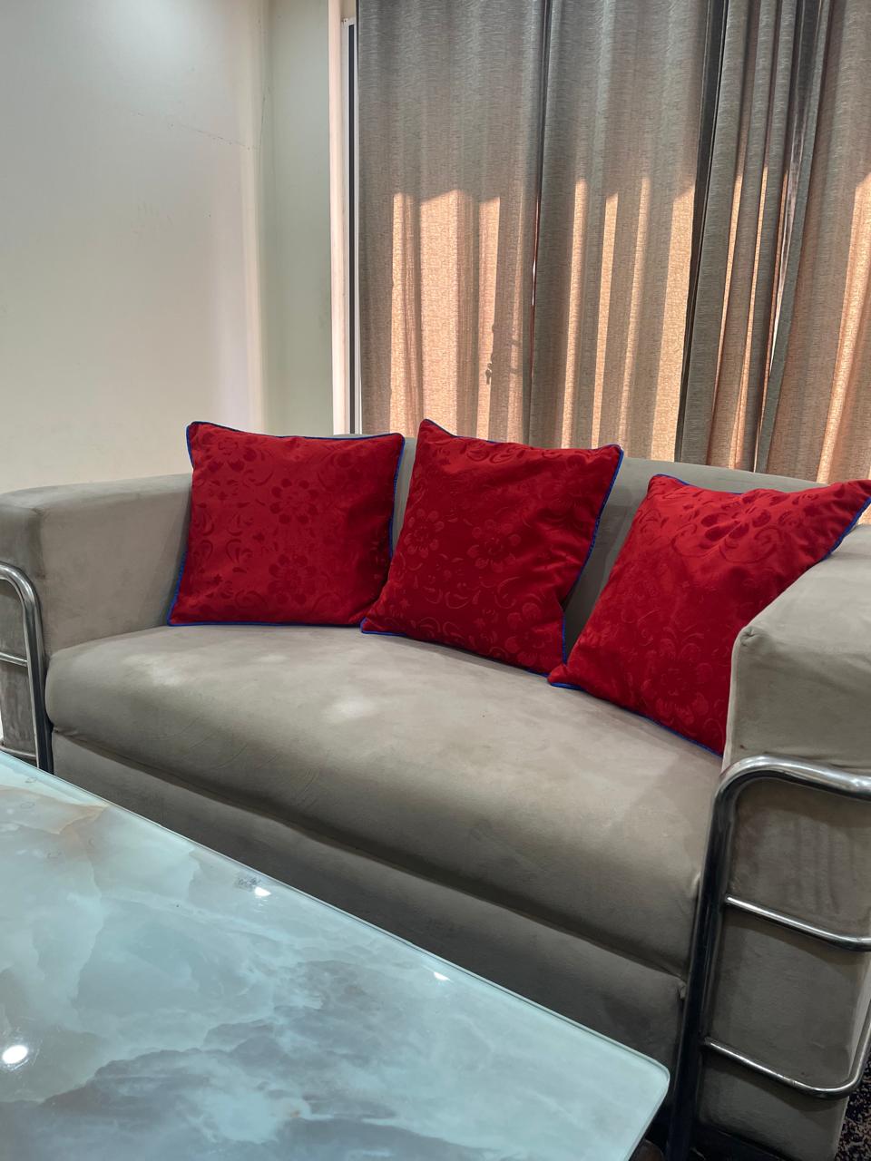 Printed Cushion Set Soft and Smooth Twill Velvet for Home Decor Sofa, Bed and Chairs