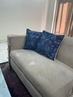 Printed Cushion Set Soft and Smooth Twill Velvet for Home Decor Sofa, Bed and Chairs