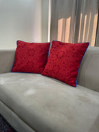 Printed Cushion Set Soft and Smooth Twill Velvet for Home Decor Sofa, Bed and Chairs